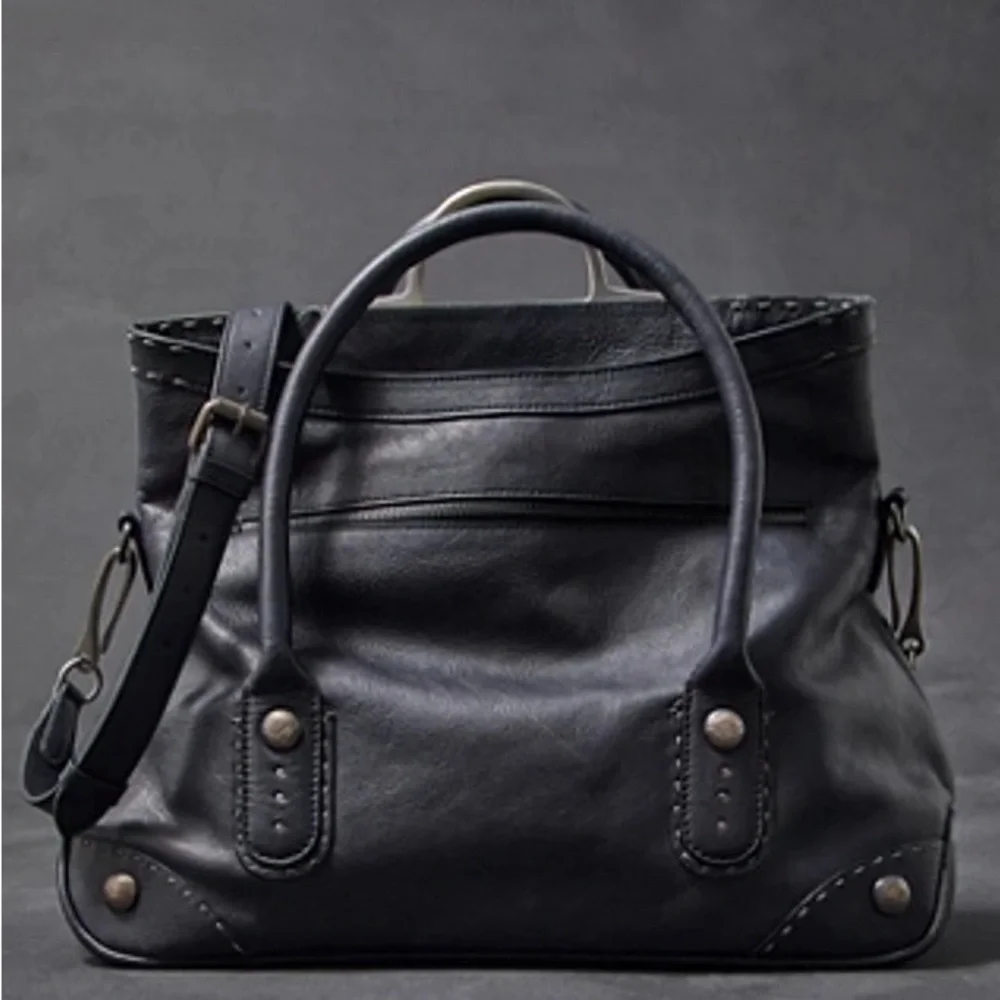 Free People Leather Satchel Handbag